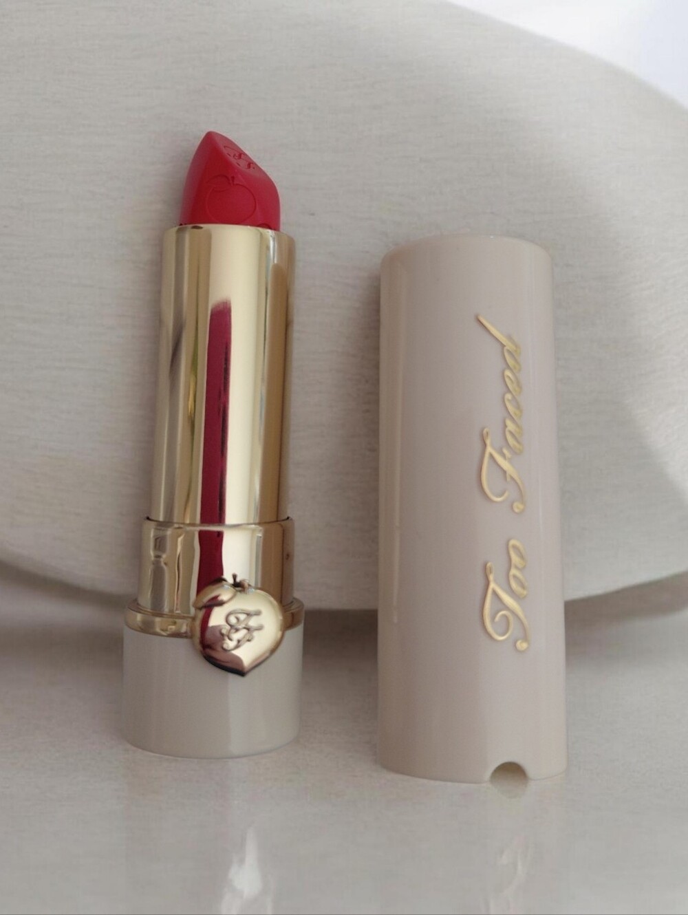 Too Faced Peach Kiss Lipstick--Where My Peaches At?